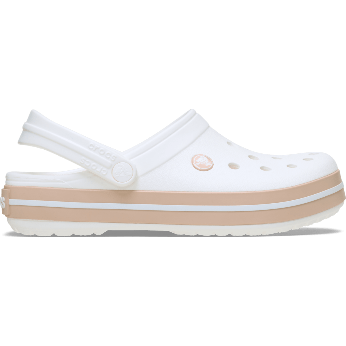 Crocband™ Clog - White / Pink Caramel