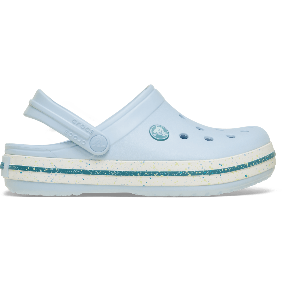 Toddler Crocband Speckled Band Clog - Blue Frost