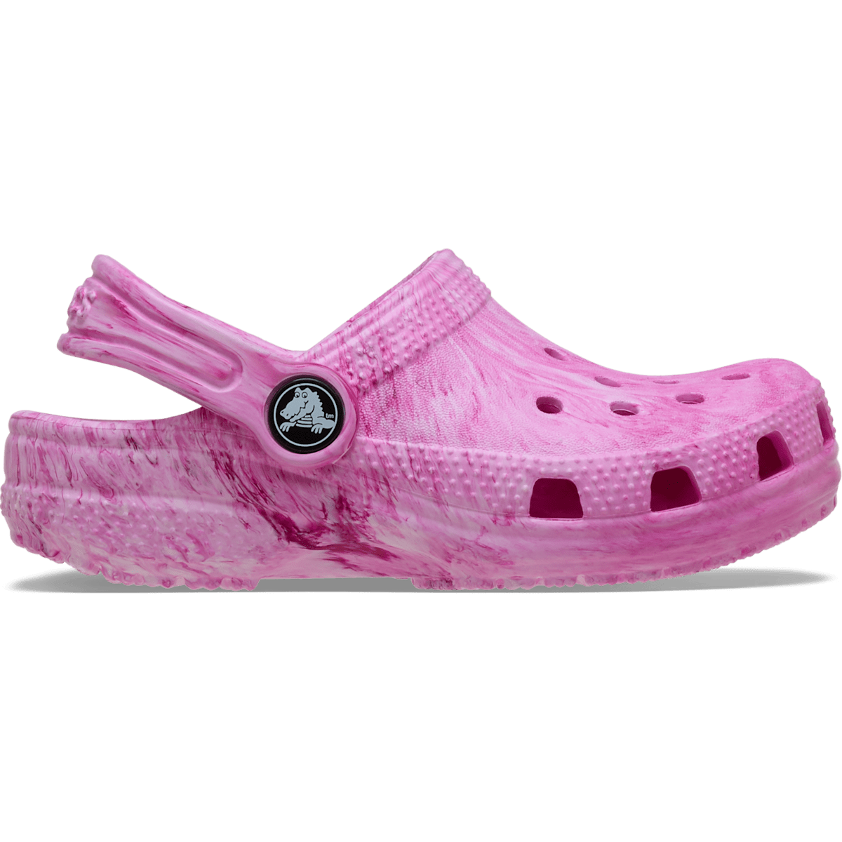Toddler Classic Watercolor Marbled Clog - Pink Swirl