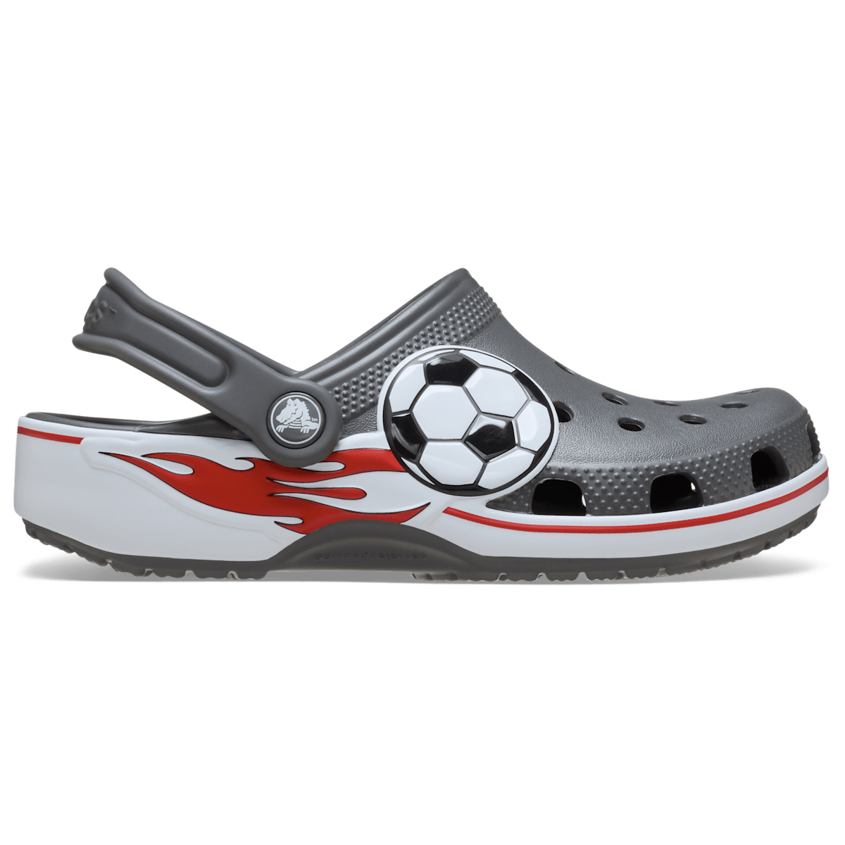 Toddler Classic Soccer Band Clog - Slate Grey
