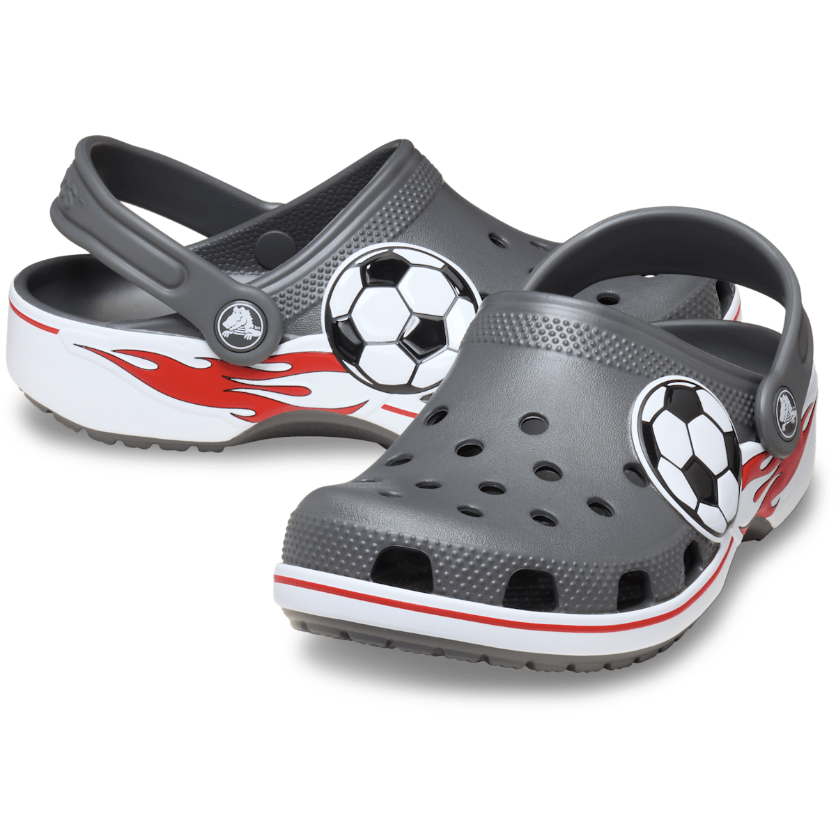 Toddler Classic Soccer Band Clog - Slate Grey - Image 2