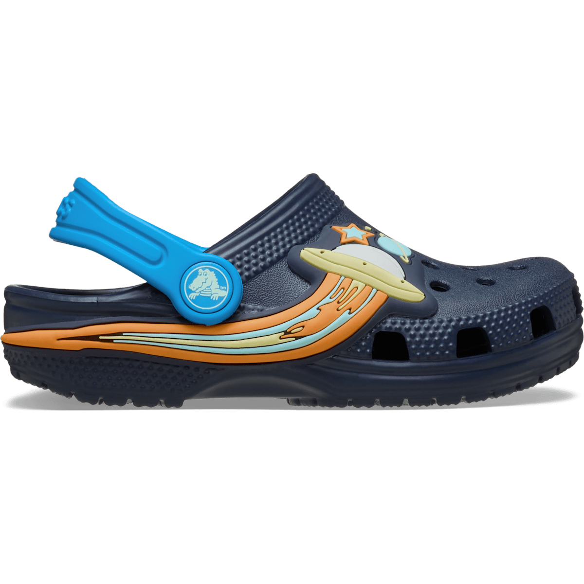 Toddler Classic UFO Lights Clog - Navy