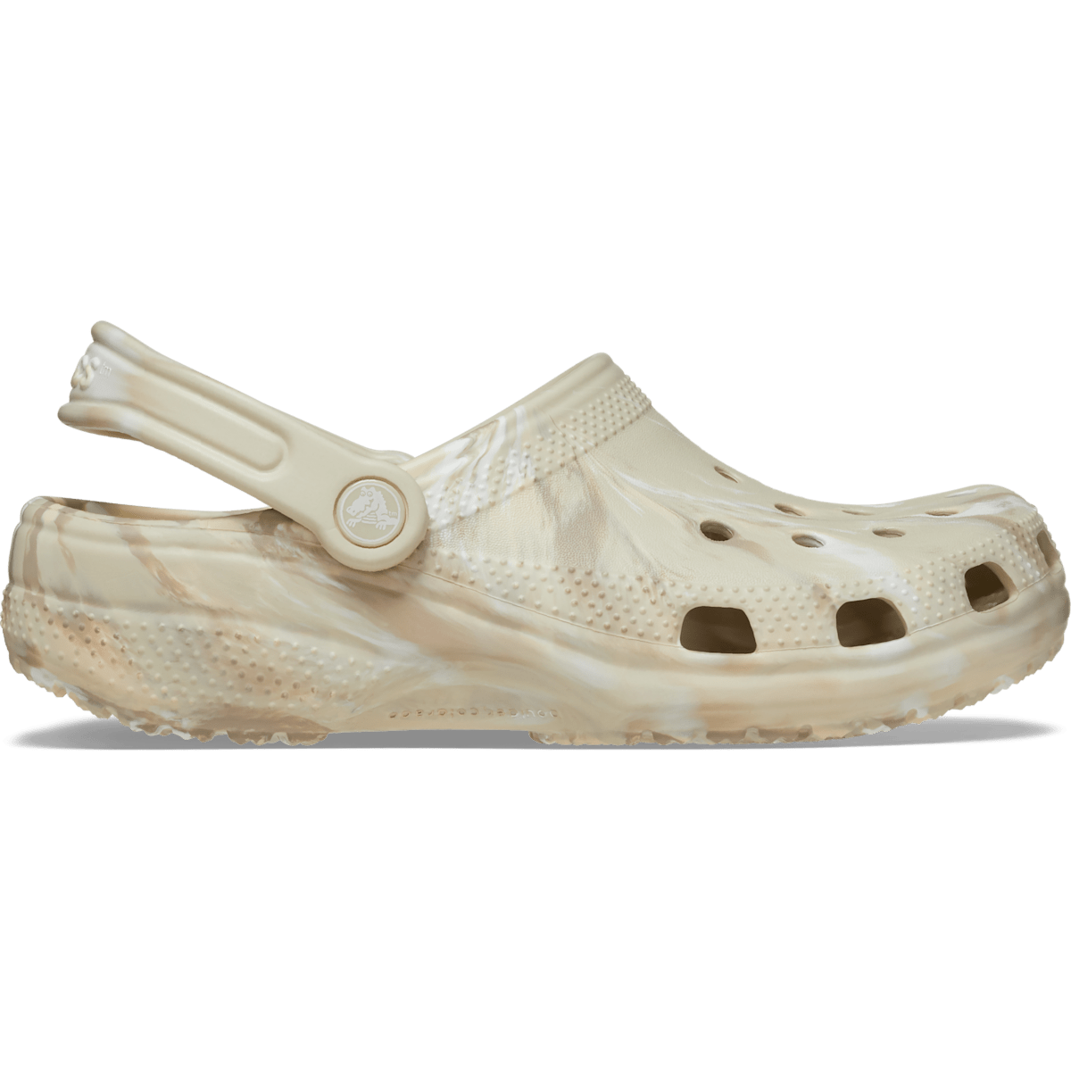 Classic Marbled Clog - Bone / Multi
