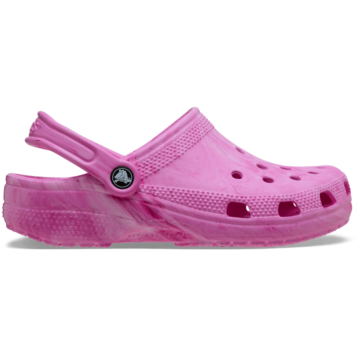 Classic Watercolor Marbled Clog - Pink Swirl