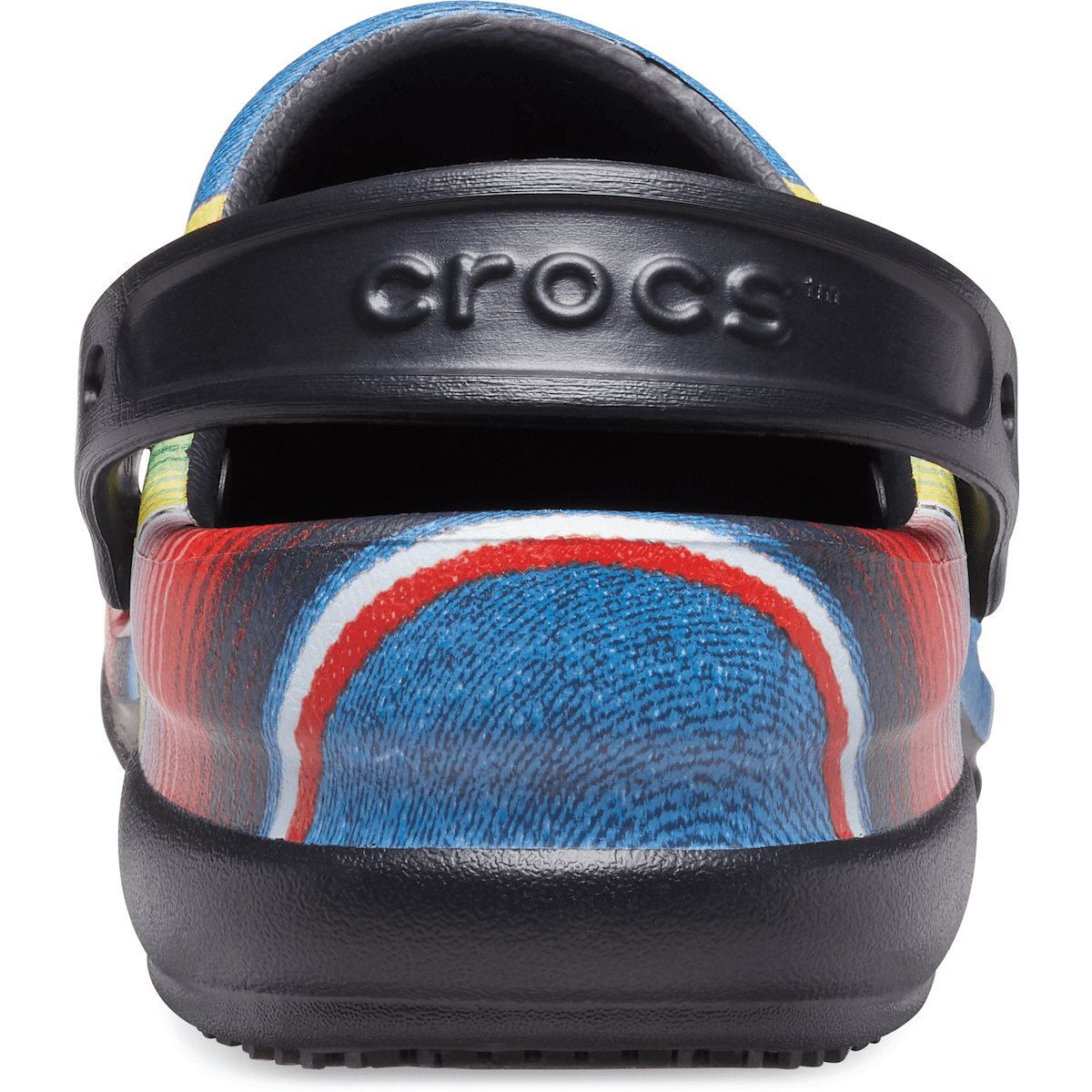 Bistro Graphic Slip Resistant Work Clog - Black / Multi Stripe - Image 6