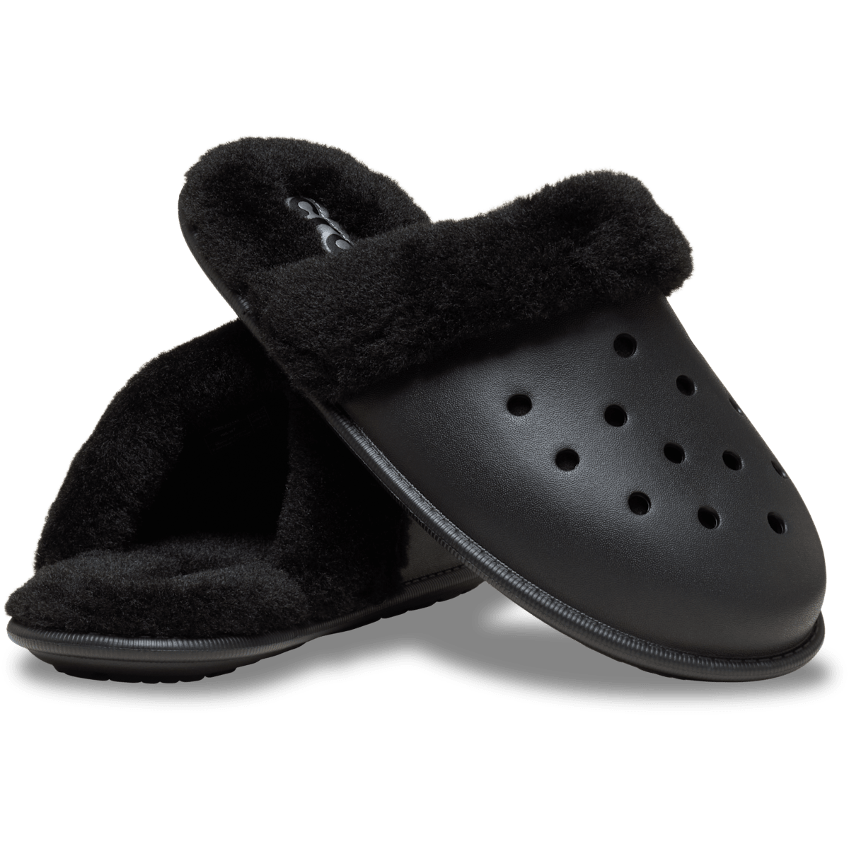 Classic Fuzz Scuff - Black - Image 2