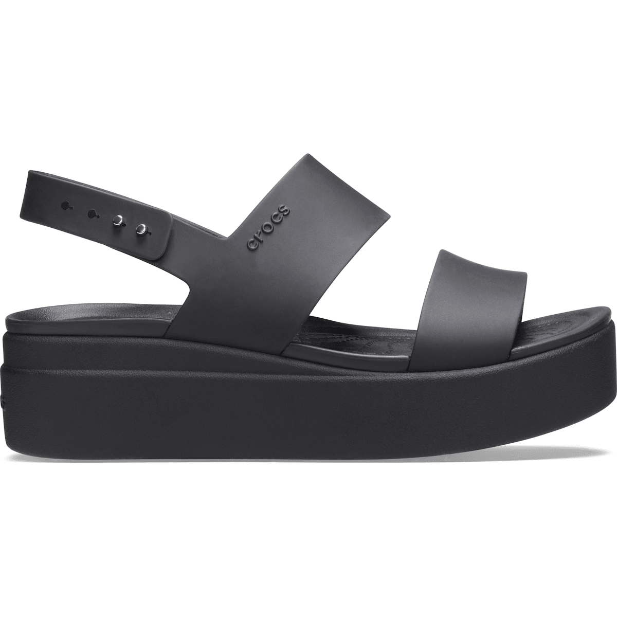 Brooklyn Low Wedge - Black / Black