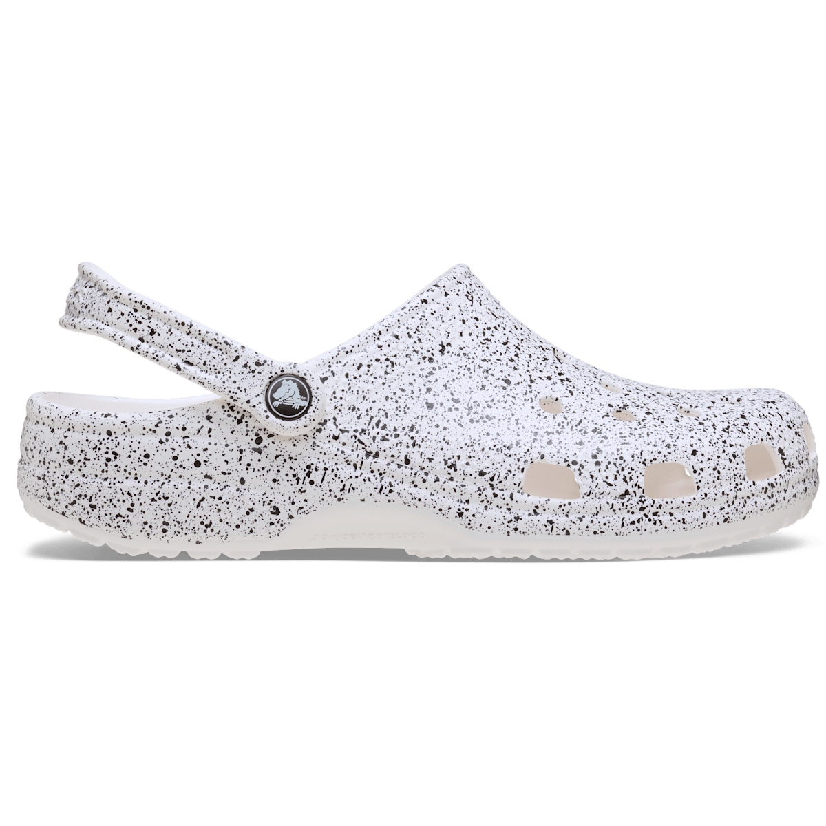 Classic Speckle Clog - White