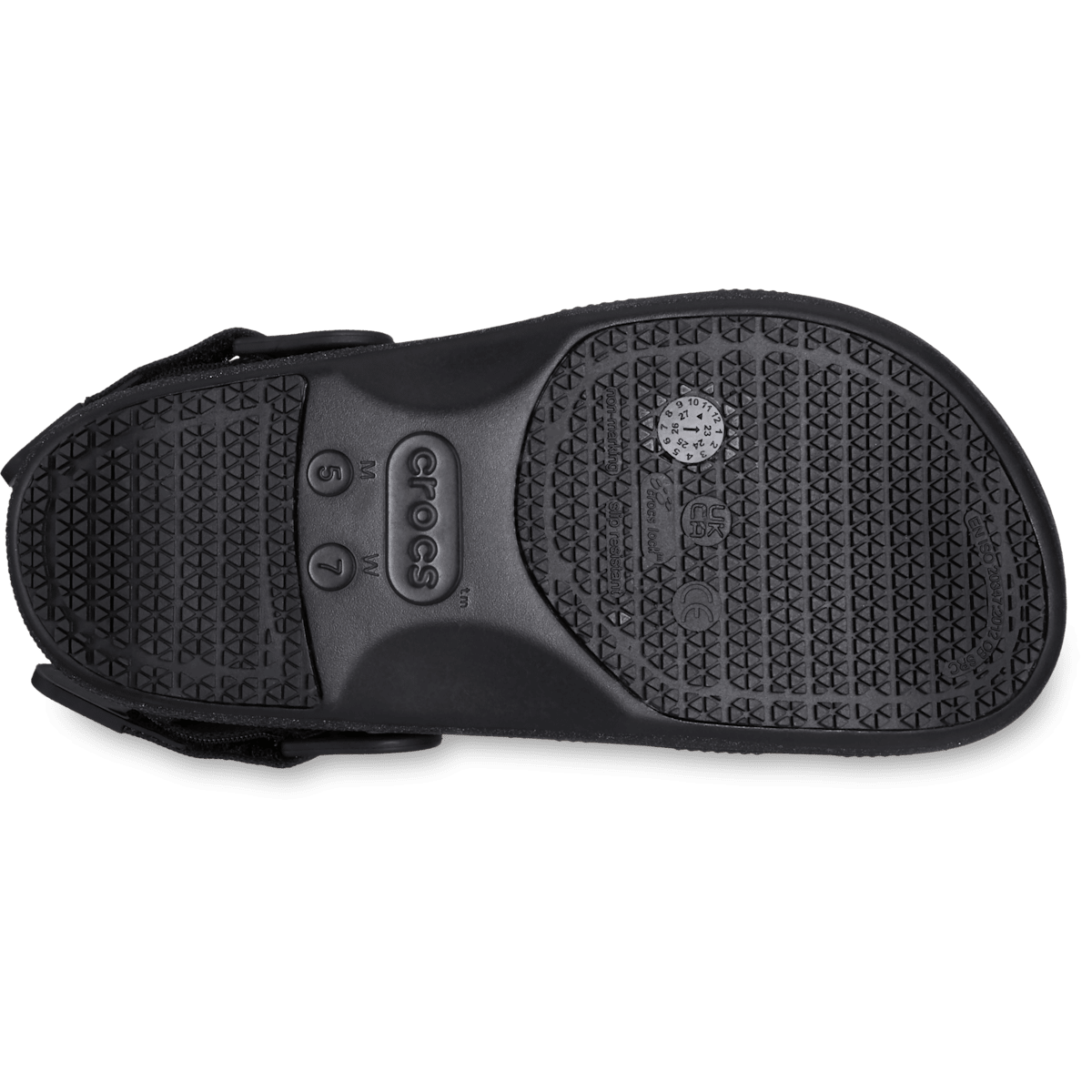 Classic Work Graphic Clog - Black Glitter - Image 4