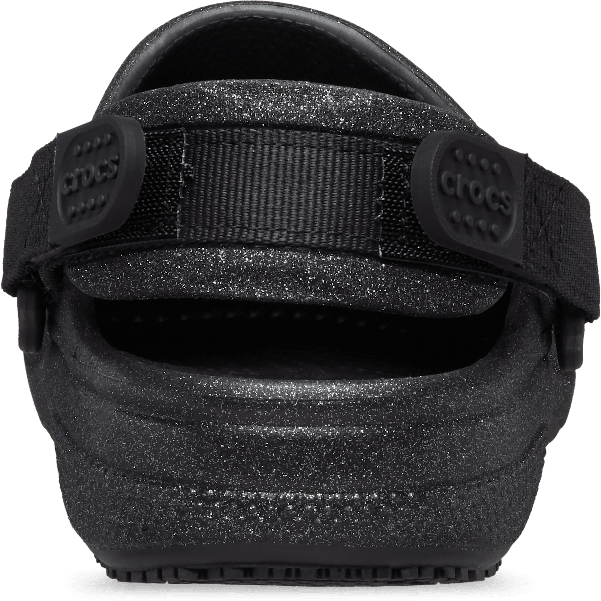 Classic Work Graphic Clog - Black Glitter - Image 6
