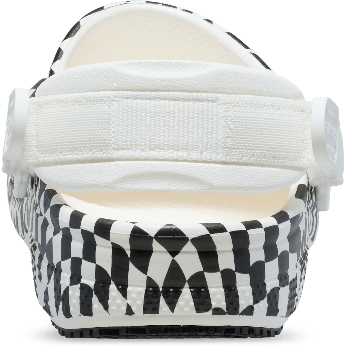 Classic Work Graphic Clog - White / Black - Image 6