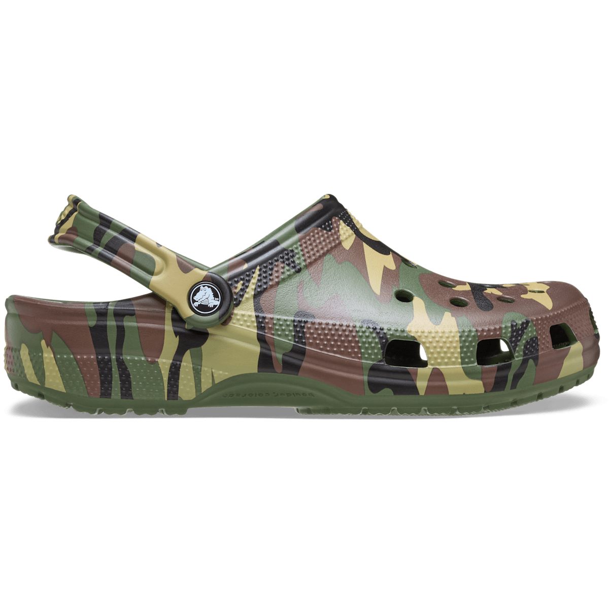 Classic Camouflage Clog - Army Green / Multi