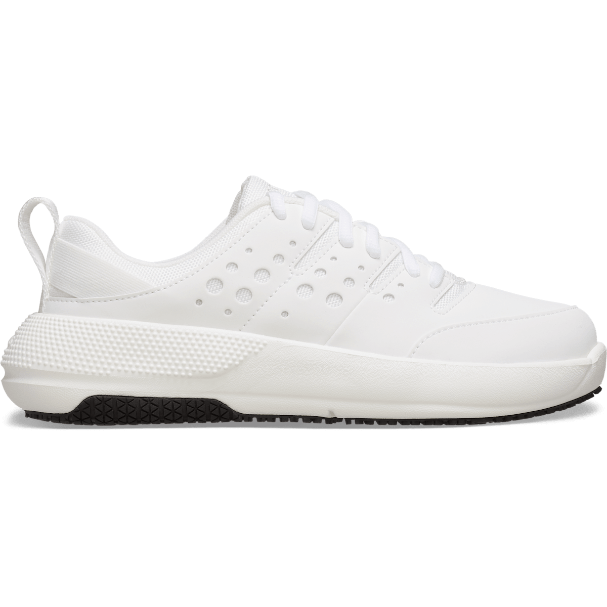 Women's On the Clock Work Sneaker - White / White