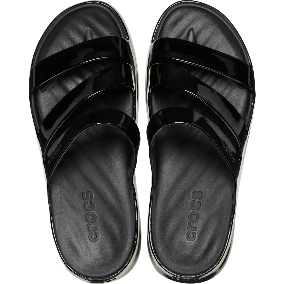 Getaway Patent Strappy - Black - Image 3