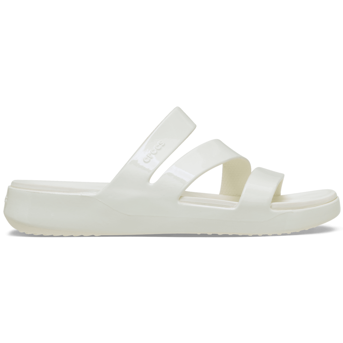 Getaway Patent Strappy - Chalk