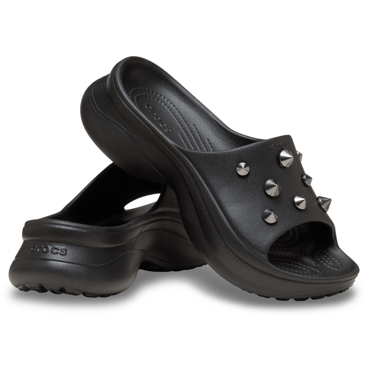 Bae Studded Slide - Black - Image 2