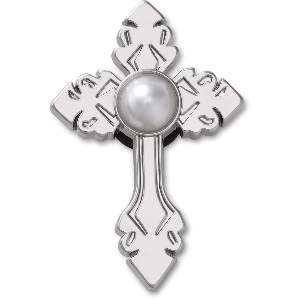 Silver Cross with Pearl