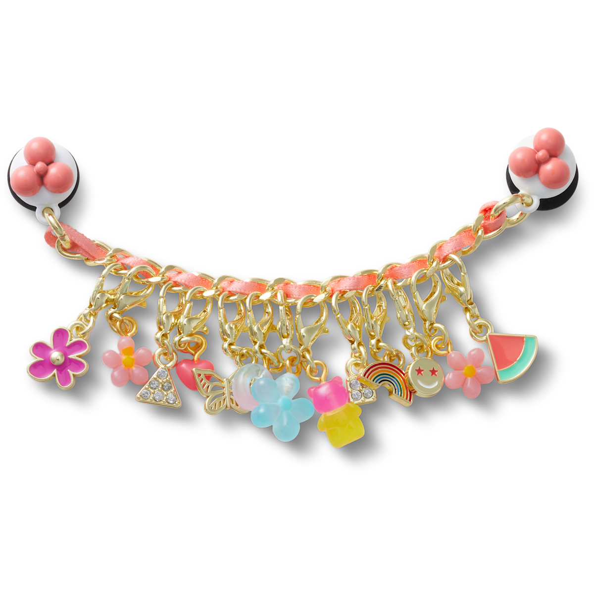 Pink Adjustable Charm Chain