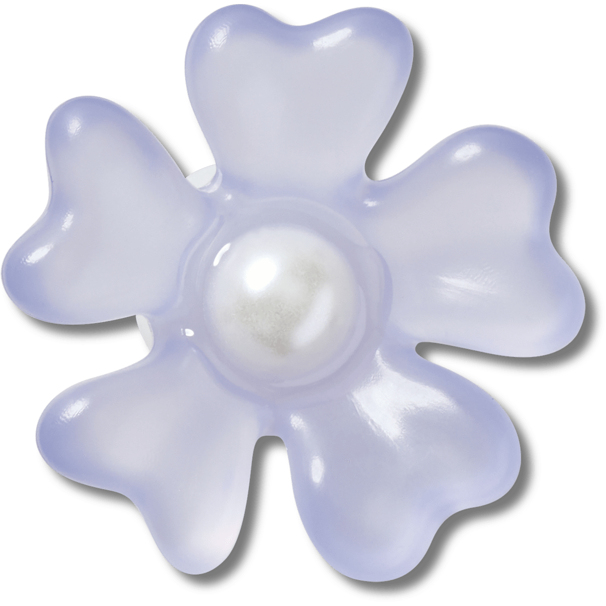 Lavender Matte Pearl Flower