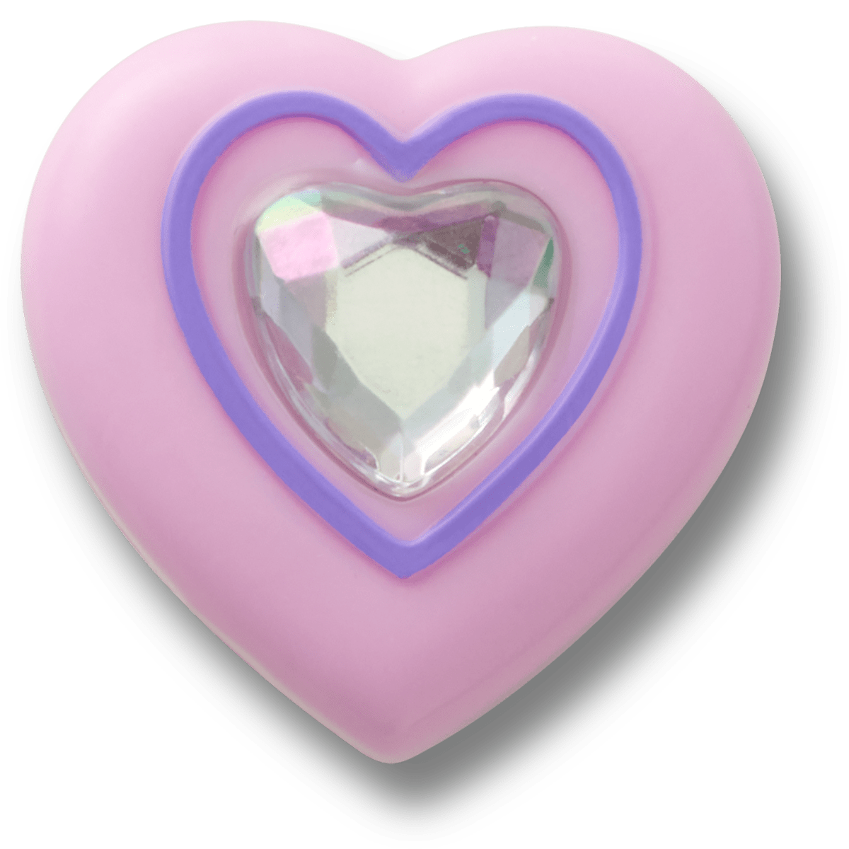 Pink Heart With Gem