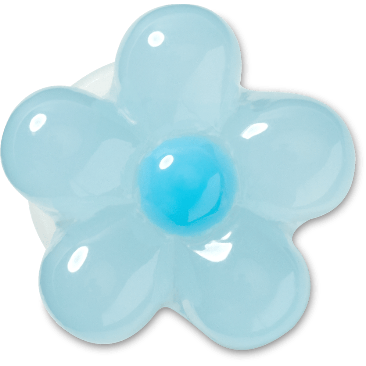 Expressive Floral Light Blue