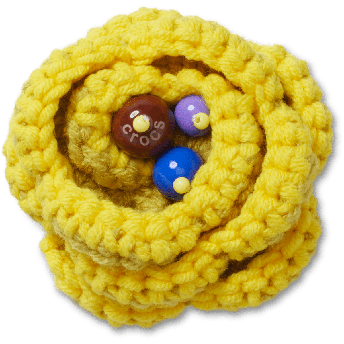 Yellow Crochet Floral