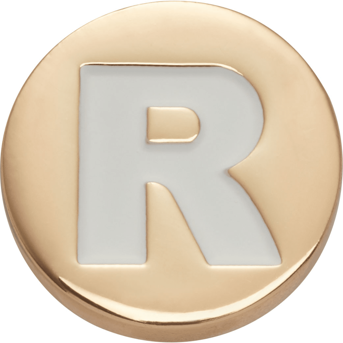 Gold Letter R