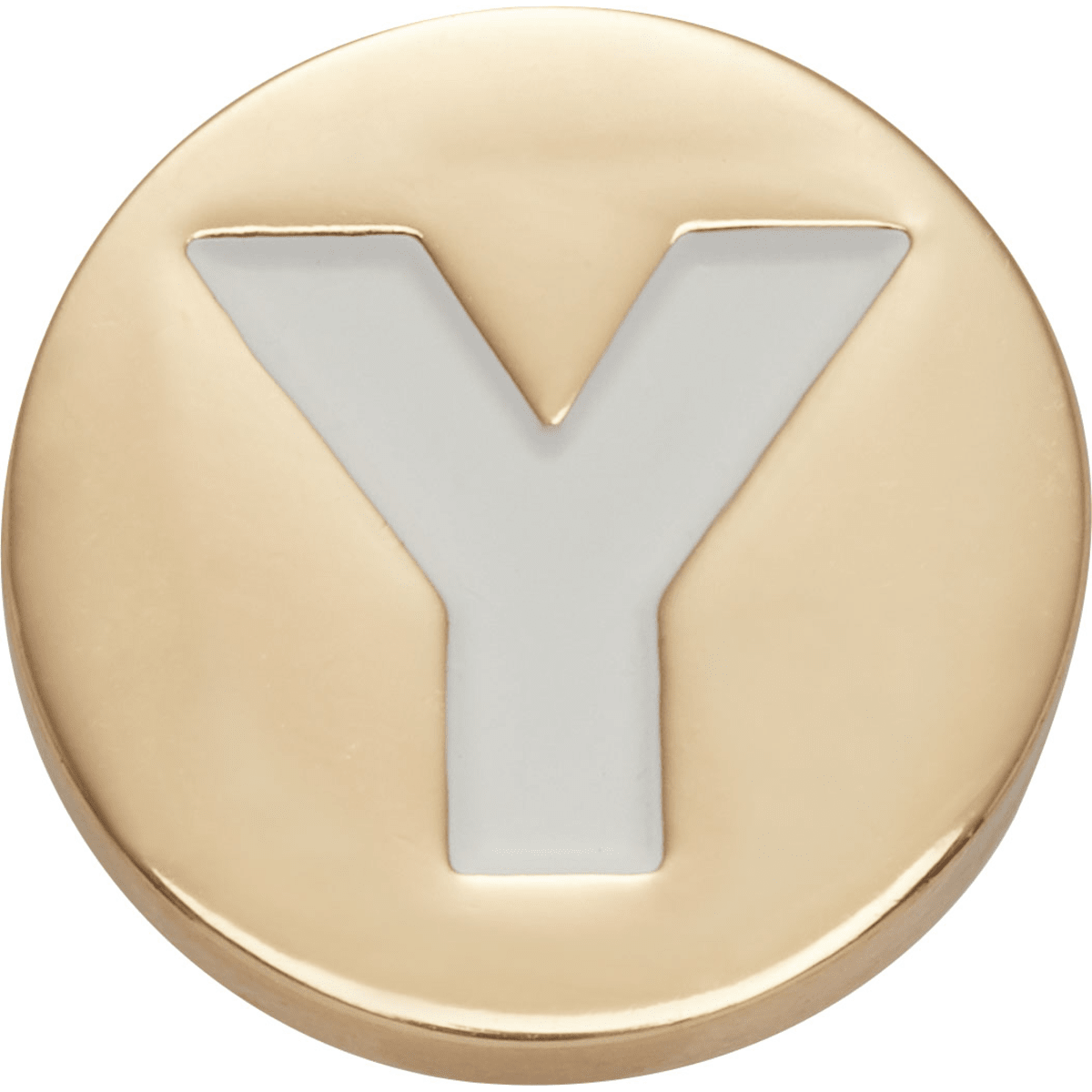 Gold Letter Y