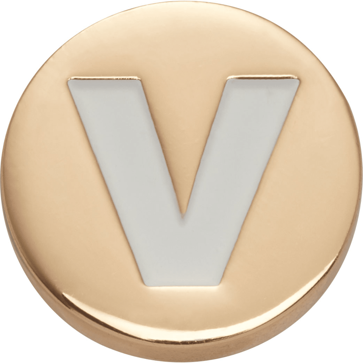 Gold Letter V