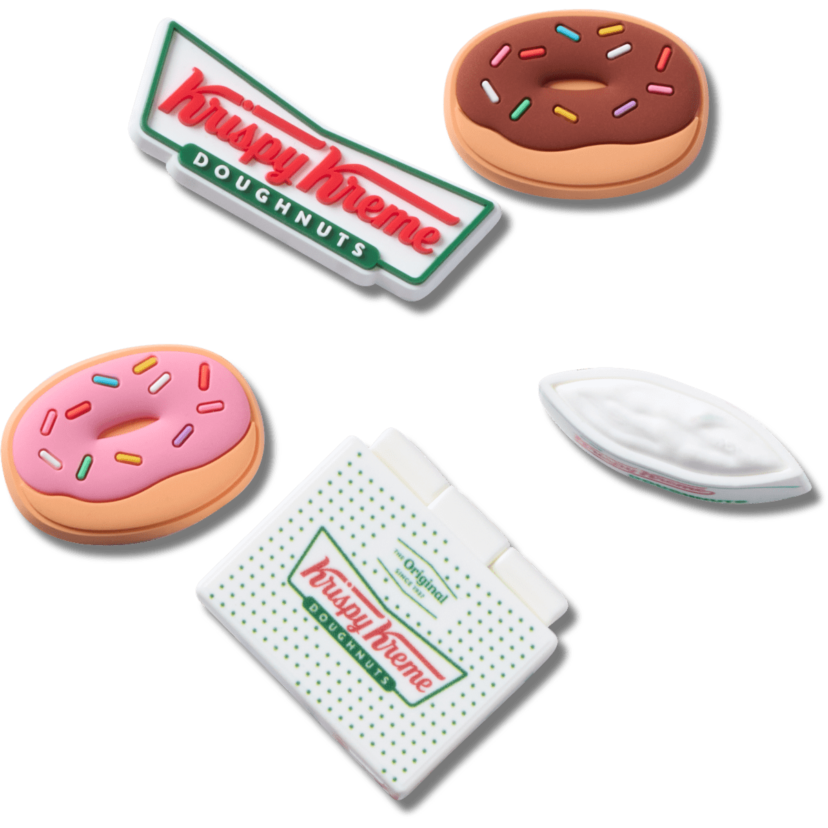 Krispy Kreme Crocs 5 Pack Jibbitz